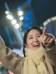 Kim Hye-yoon Lovely Runner 2024 Tv Series In Sol Wool Coat.