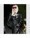 Lady Gaga Retrofete Fall 2024 Black Trench Coat