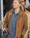 Lee Film Civil War 2024 Kirsten Dunst Brown Jacket.