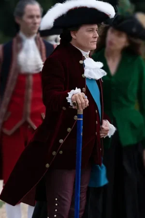 Louis Xv Jeanne Du Barry Movie Johnny Depp Maroon Velvet Coat.