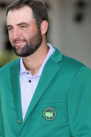 Masters 2024 Scottie Scheffler Green Jacket.