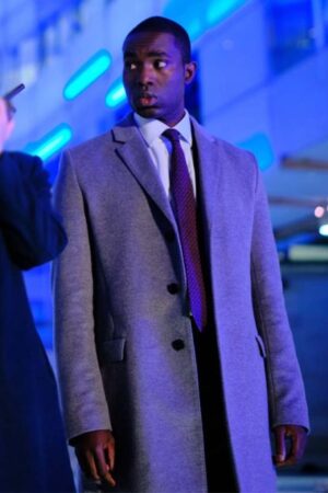 Paapa Essiedu The Capture S02 Isaac Turner Mp Grey Coat