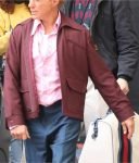 Robert Downey Jr. The Sympathizer Maroon Jacket.