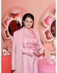 Selena Gomez Rare Beauty Event 2024 Staud Sanza Coat