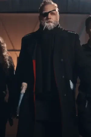 The Winter General Villains Incorporated 2024 Movie Gabriel Casdorph Black Coat.