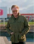 Tv Series Conan O'brien Must Go 2024 Green Cotton Jacket