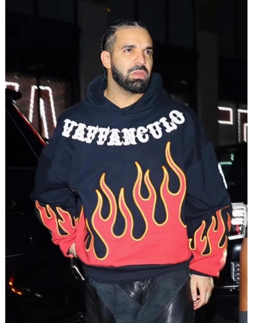 Vaffanculo Drake Flame Hoodie Vaffanculo Drake Flame Hoodie