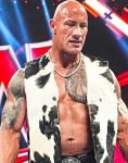 WWE Raw 2024 Dwayne Johnson Cow Vest