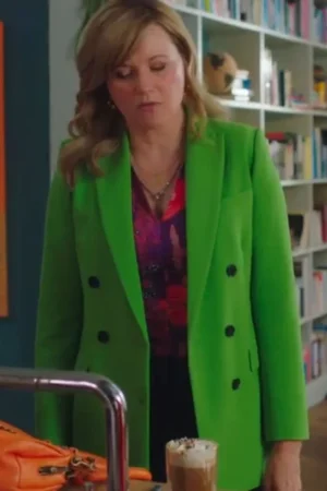 Alexa Crowe My Life Is Murder S03 Lucy Lawless Green Blazer