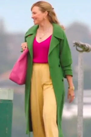 Alexa Crowe My Life Is Murder S03 Lucy Lawless Green Coat