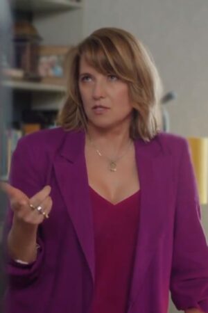 Alexa Crowe My Life Is Murder S04 Lucy Lawless Magenta Blazer