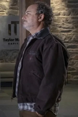 Billions S04 Douglas Mason Brown Cotton Jacket..