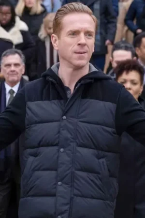 Billions S05 Bobby Axelrod Black Puffer Vest.