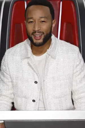 Buy John Legend The Voice Season 26 White Corduroy Suit
