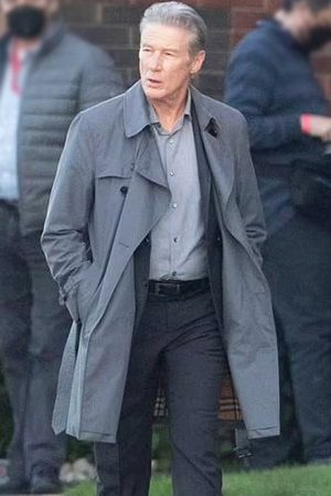 Daniel Bloch Film Longing 2024 Richard Gere Grey Coat.