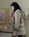 Donna Fendyr Film A Stranger’s Child 2024 Jessica Lowndes White Cardigan