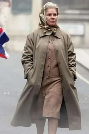 Elizabeth II The Crown S06 Beige Cotton Trench Coat