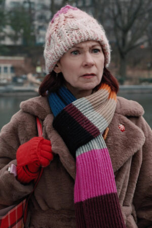 Elsbeth Tascioni Tv Series Elsbeth 2024 Carrie Preston Brown Teddy Coat.