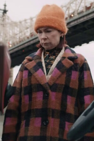 Elsbeth Tascioni Tv Series Elsbeth 2024 Carrie Preston Checked Coat