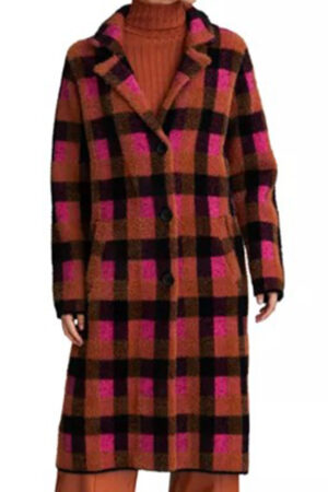 Elsbeth Tascioni Tv Series Elsbeth 2024 Carrie Preston Checked Coat.