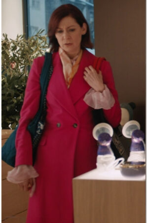 Elsbeth Tascioni Tv Series Elsbeth 2024 Carrie Preston Pink Long Coat