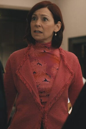 Elsbeth Tascioni Tv Series Elsbeth 2024 Carrie Preston Tweed Fringe Blazer