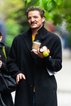 Film Materialists 2024 Pedro Pascal Black Coat
