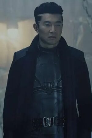 Harlan Shepherd Film Atlas 2024 Simu Liu Black Coat