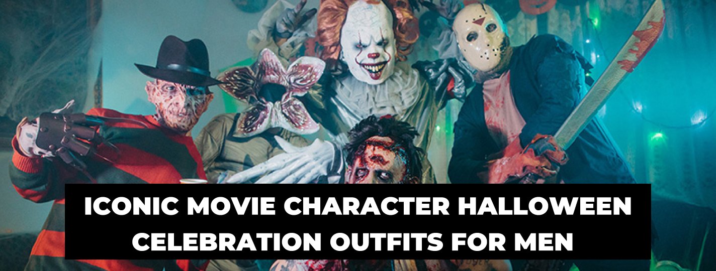 Iconic Movie Character Halloween Celebration Outfits for Men