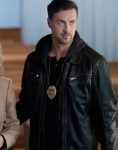 Jack Quinn Family Practice Mysteries Coming Home 2024 Brendan Penny Black Leather Jacket
