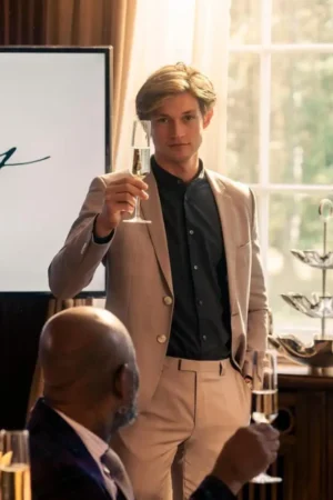 James Beaufort Maxton Hall The World Between Us Tv Series 2024 Damian Hardung Beige Suit