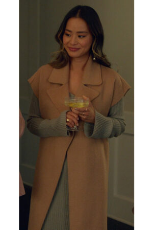 Jasmine Park Film Reunion 2024 Jamie Chung Sleeveless Coat.