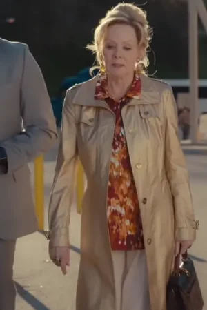 Jean Smart Hacks Season 03 Tv Series 2024 Deborah Vance Golden Trench Coat