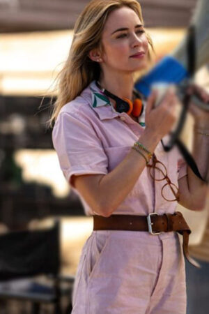Jody Moreno Film The Fall Guy 2024 Emily Blunt Pink Jumpsuit