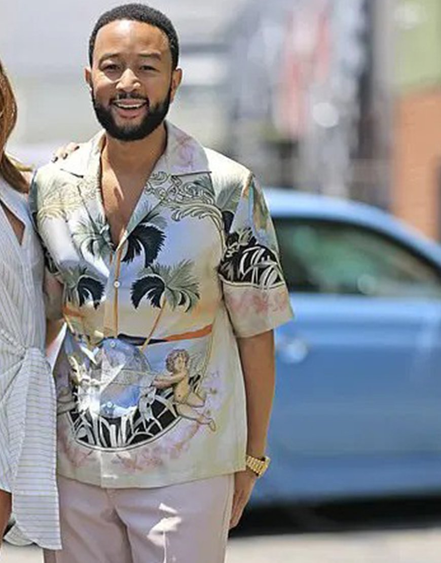 John Legend Graced A Charity Event In Los Angeles On Mother’s Day 2024 Printed Shirt