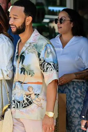 John Legend Graced A Charity Event In Los Angeles On Mother's Day 2024 Printed Shirt.