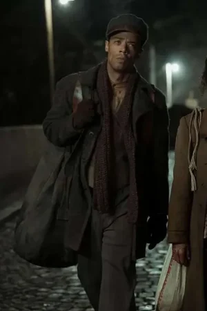 Louis De Pointe Du Lac Interview With The Vampire S02 Jacob Anderson Black Peacoat.