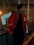Michael Rainey Jr. Power Book II Ghost Tv Series Season 04 Red And White Varsity Leather Jacket