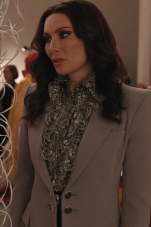 Nadine Clay Tv Series Elsbeth 2024 Laura Benanti Grey Blazer