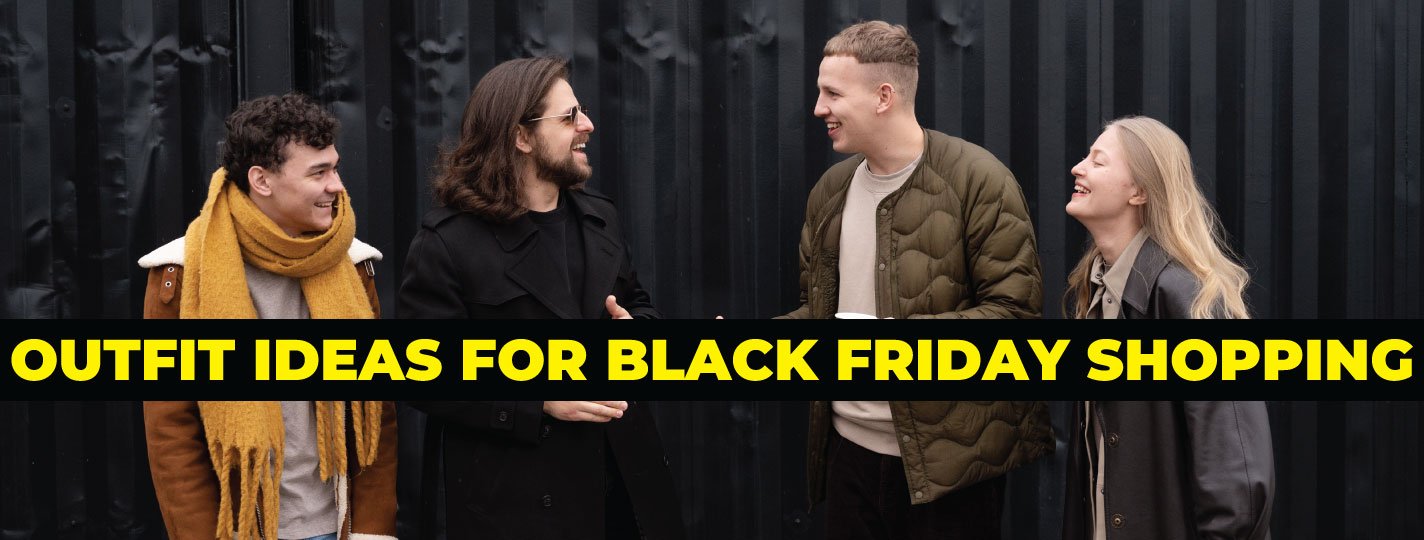 Outfit Ideas for Black Friday Shopping