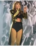 Paris Eras Tour Show 3 Taylor Swift Gold And Black Tail Coat