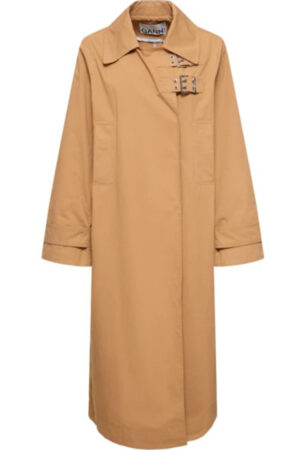 Quinn Tv Series Elsbeth 2024 Elizabeth Lail Twill Coat.
