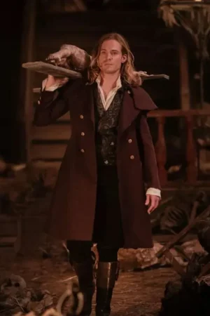 Sam Reid Interview With The Vampire S02 Lestat De Lioncourt Brown Trench Coat.