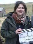 Shetland S08 Ds Alison Mcintosh Green Cotton Hooded Jacket