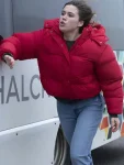 Shetland S08 Ellen Quinn Red Puffer Jacket