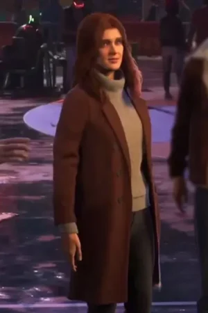 Spider-man 2 Mary Jane Brown Trench Coat.