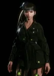 Stellar Blade 2024 Video Game Eve Green Cotton Jacket