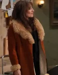 The-Conners-Louise-Shearling-Brown-Coat