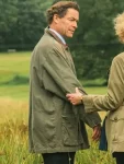 The Crown S05 Prince Charles Green Cotton Jacket.