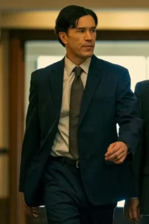 Tom Pelphrey A Man In Full Tv Series 2024 Raymond Peepgrass Blue Blazer